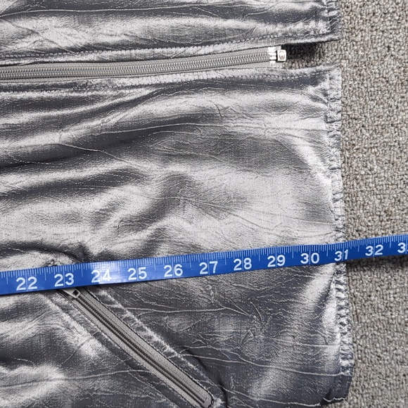 Vintage 80s SKEA PARIS/VAIL Metalic & Fur Ski Jacket Size 12 Made In Colorado - Picture 12 of 16